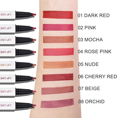 AMY'S DIARY Red Matte Lip Tint Stain Pen,Versatile Pen,Long