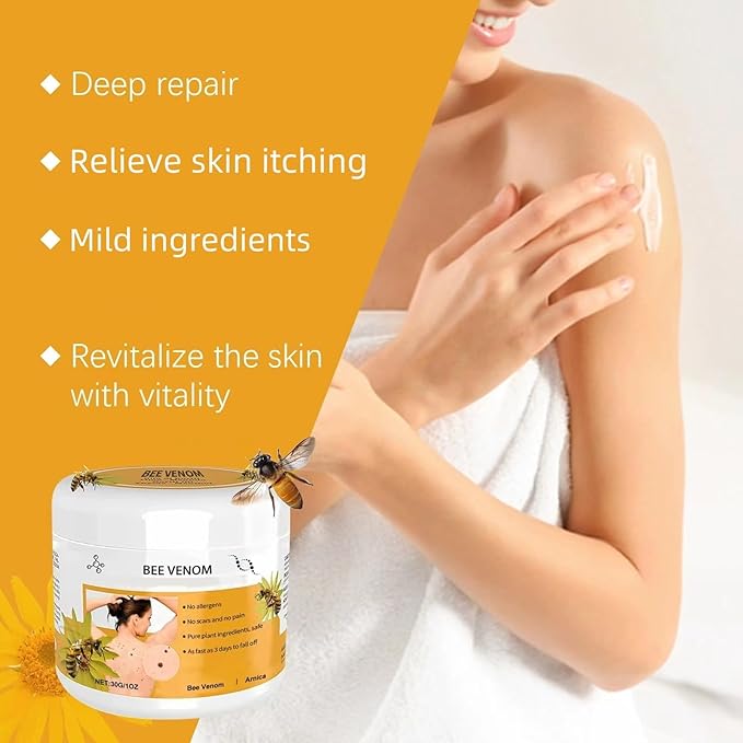 2PCS Bee Venom Repair Cream, Hydrating