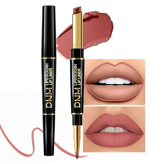 evpct 1Pcs Chestnut Antique Rose Lip Liner and Lip