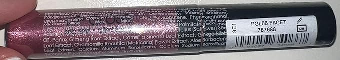 Palladio Lip Gloss, Facet Diamond