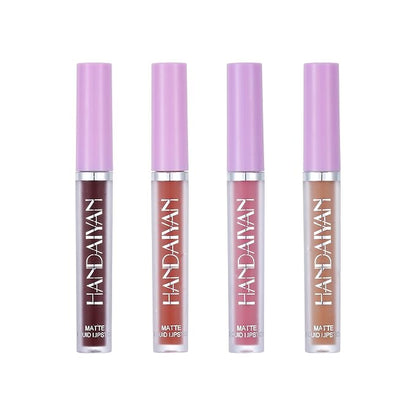 4Pcs Matte Liquid Lipstick Lipgloss Lip Gloss Stain Lipgloss