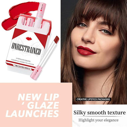 4 Colors Tube Cigarette Lipstick, Little Cigarette Lipstick Cigarette