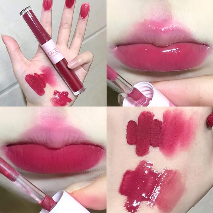 6 Colors 2 in 1 Double-end Lip Gloss Gloss