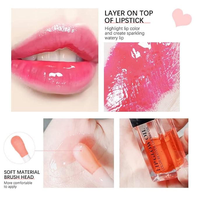 Plumping Lip Oil, Hydrating Lip Gloss