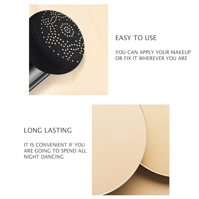 VENZEN Makeup Beauty Cream 3pcs Gift Box Carpet Flowers Colors Ivory White Foundation Powder Moisturizing Concealer Lipstick