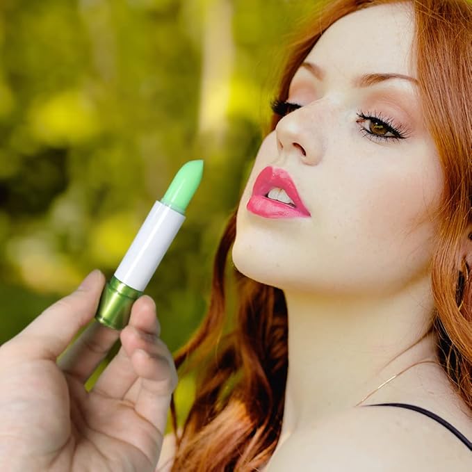 Aloe Vera Lipstick, Magic Temperature PH Color Changing Moisturizing Lipstick, Tinted Lip Balm, Lip Tint, Lip Makeup, Glossier Lip Balm, Natural Lasting Moisturizing Lipstick (3PCS)