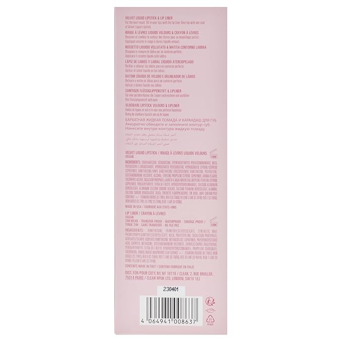 Velvet Lip Kit - 203 Party Girl by Girl