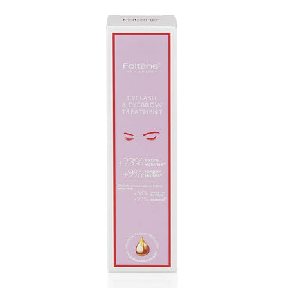 Foltene Eyelash & Eyebrow Treatment - Lash and Brow Serum w/Applicator - Stimulate Growth for Thicker Longer Fuller Eyelashes & Eyebrows - Strengthening & Protective Effect - Nutrition Conditioner