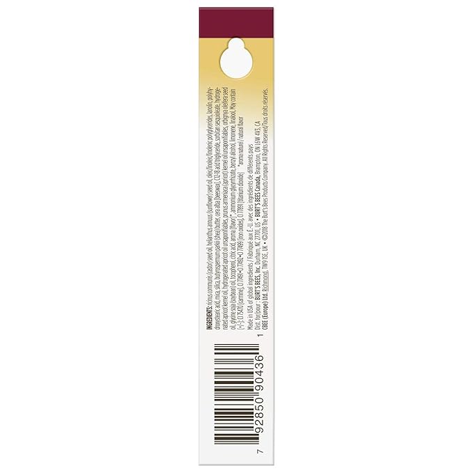 Burt's Bees 100% Natural Glossy Liquid Lipstick, Rushing Glossy