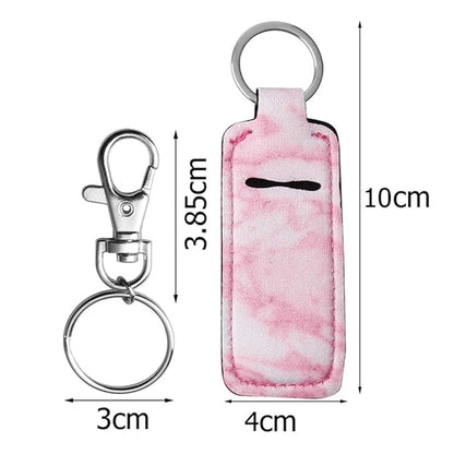 Pengxiaomei 5 Pcs Marble Chapsticks Holder Lip Balm Pengxiaomei