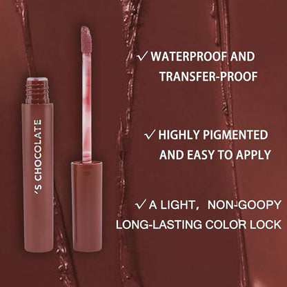 Liquid Matt Lipstick Lipliner Lip Crayons Pack Set,Velvet Makeup,Waterproof&Waterlasting,C