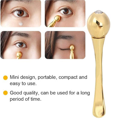 Eye Cream Massage Sticks, Zinc Alloy Eye Cream Applicator Eye Anti Wrinkle Eye Fatigue Relief Massage Stick for Facial-Treatments-and-Masks Cream Scoop DIY Cosmetic Tool