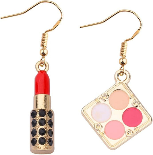 WSNANG Lipstick 3D Earrings Estheticians Gift Makeup Artist WSNANG
