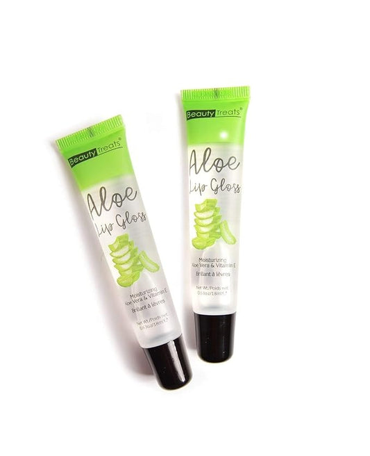 2 pcs Beauty Treats Aloe Lip Gloss Moisturizing Gloss