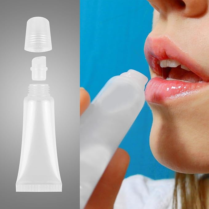 20 PCS Lip Gloss Tubes, 8 ml Clear Gloss