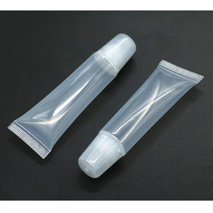 20Pcs Empty Refillable 10ml Mini Clear Lip Gloss 10ml