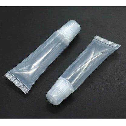 20Pcs Empty Refillable 10ml Mini Clear Lip Gloss 10ml
