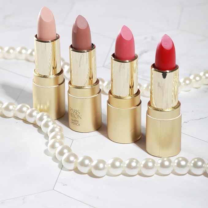 Paris Hilton Matte Lipstick Collection - Long Lasting Long