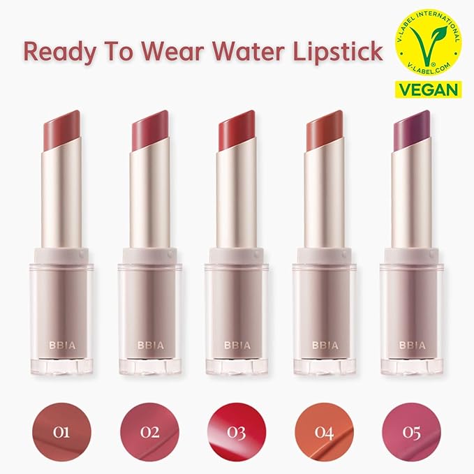 BBIA Ready To Wear Water Lipstick – Sheer Long-Lasting