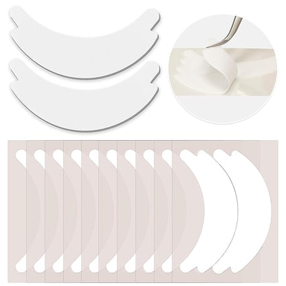 LLBA Biogel Eye Pads for Lash Extensions, Soft Sticky Under Eye Patches for Sensitive Skin, Eyelash Perm Lamination, Lash Extension Remover Supplies (10 Pairs, Style 3)