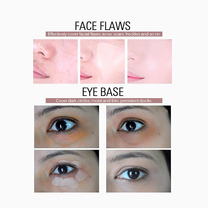 Waterproof Full Coverage Concealer Makeup Kit with Primer Scar Cover