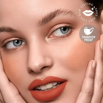 2-in-1 Matte Lip Gloss & Lipstick - Waterproof, Gloss