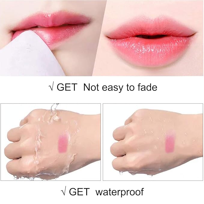 2 Pack Aloe Vera Lipstick, LemonSac Long Lasting Long