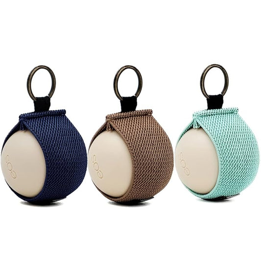 WKieason Lip Balm Holder Sleeve with Keychain Lipstick Tight-knit