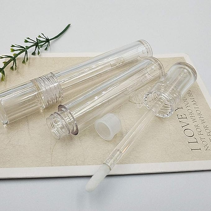 6Pcs 5ml DIY Lip Gloss Tube with Brush 5ml