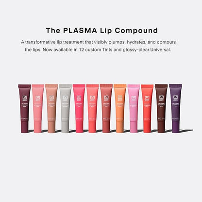 U Beauty The PLASMA Tinted Lip Compound Anti-Wrinkle & Anti-Aging Treatment - Shimmery Plumping Lip Gloss with Hyaluronic Acid, Shea Butter, Salicylic Acid & Peptides to Deeply Hydrate,Flush - 15 mL