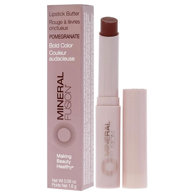 Mineral Fusion Lipstick Butter - Pomegranate for Women Pomegranate