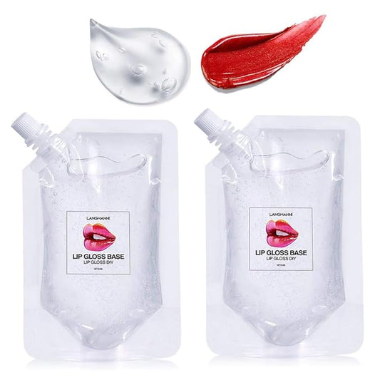 2Pack DIY Homemade Moisturizing Lip Gloss Base, Lip Moisturizing