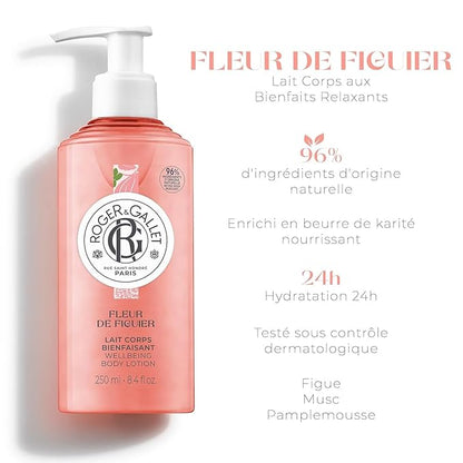 ROGER & GALLET| Body lotion for Women | FIGUIER 250 ml Bottle
