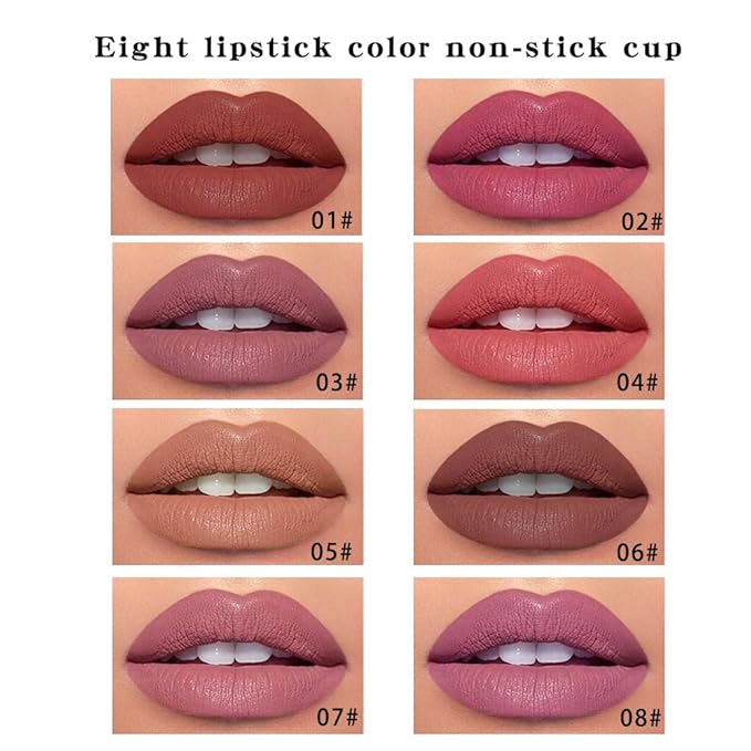 YUANLI Lip Stain Marker Pen, Lip Liner and Lipstick 2 in 1, Long Lasting Waterproof Matte Lip Tint Stain for Women, Hydrating and Waterproof 24 Hour Lip Liner Pencil & Liquid Lipstick - 01