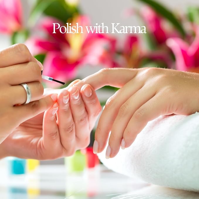 Karma Organic Triple 5 Base Coat; Non-Toxic Nail Treatment Vegan Cruelty-Free