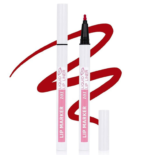 Lip Stain Marker, Matte Natural Red Liquid Lip Hydrating