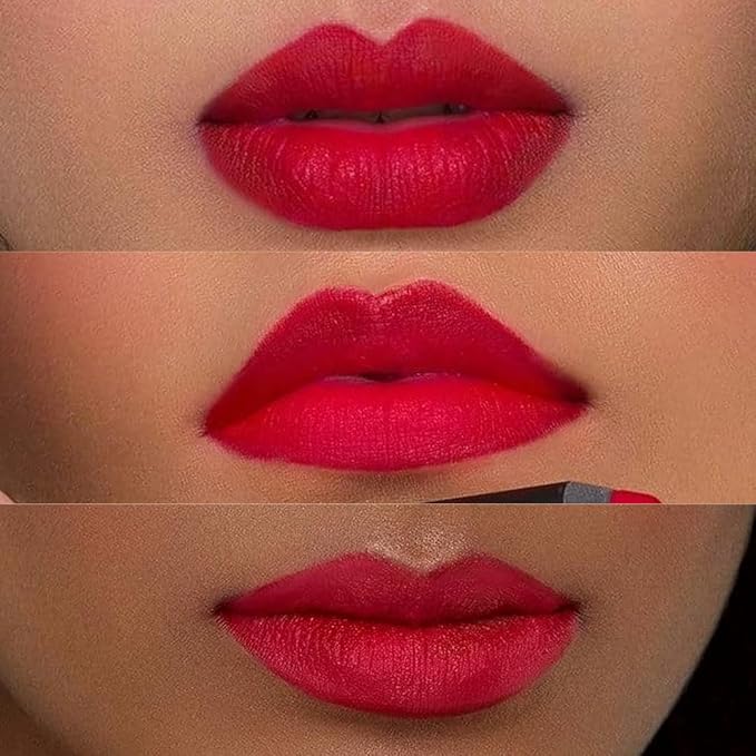 SUGAR Cosmetics Matte As Hell Crayon Lipstick - 01 Scarlett O'hara (Red) with Sharpener Highly Pigmented, Creamy Texture, Long Lasting Matte Finish
