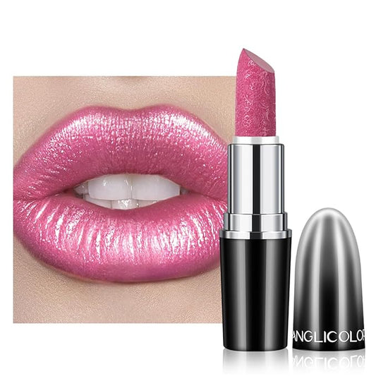 Glitter Lipstick for Women with Metallic 3D Shine Lipstick 14OZ
