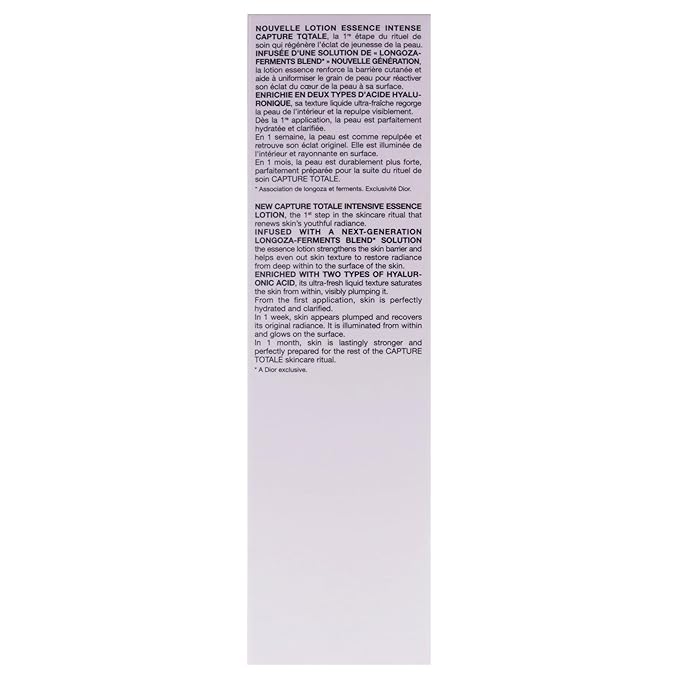 Dior Capture Totale Intensive Essence Lotion by Christian for Women - 5 oz Lotion