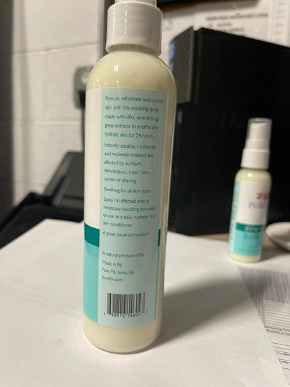 PURE FIJI Dilo and Aloe Vera After Sun Spray Lotion - Spray Moisturizer for Body Helps After Sunburn- After Sun Moisturizing Spray for All Type Skin, 8 oz