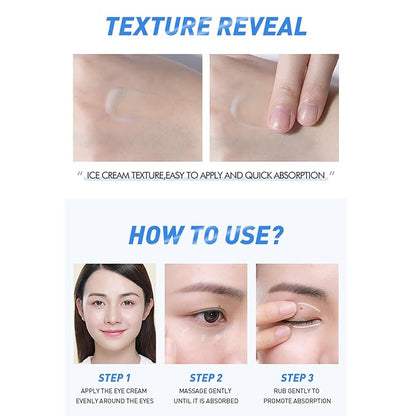 Avocado Hydrating Eye Cream Elastic Moisturizing Eye Cream Remove Pouches Dark Circles Anti-Wrinkle Diminishing Eye Lines Lifting Firming