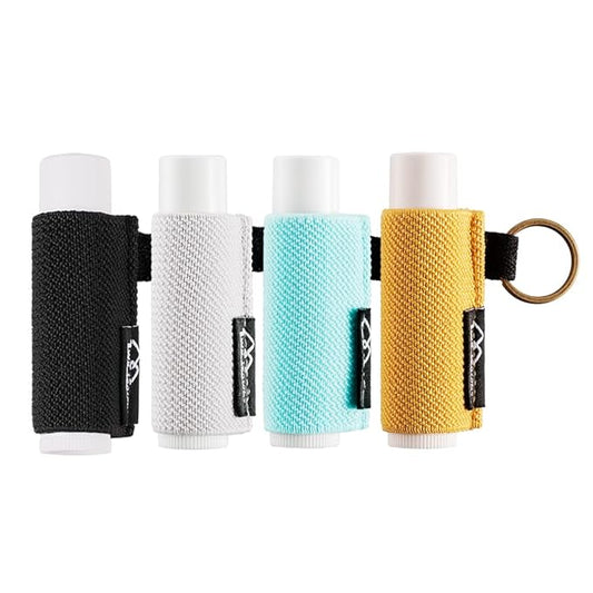 WK IEASON - Lip Balm Holder Keychain Clip Tight-Knit