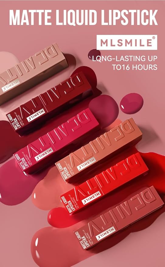Matte Liquid Lipstick, Matte Velvet Lip Gloss, High Gloss,