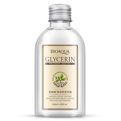 BIOAQUA Glycerin Natural Plant Fresh Extracts Herbal Nourishing Moisturizing Soft Skin Care Beautiful Healthy Glow 140 ml