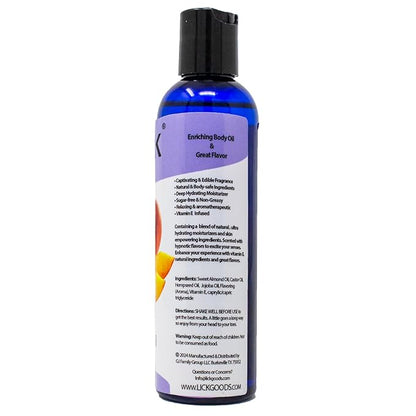 LICK Peach Scented Body Oil -