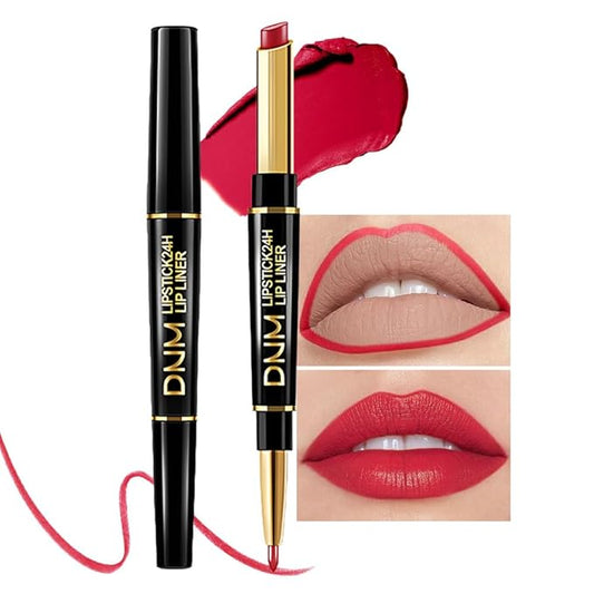 evpct 1Pcs Red Velvet Matte Lip Liner and Lip 24 l