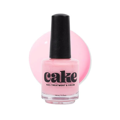 Nail Strengthener & Nail Polish Duo, Nail Repair for Damaged Nails, Nail Hardener & Growth, Non Toxic, Professional Applicator Brush, Keratin Enriched (Love Shack) CAKE Power Boost (1 fl oz)
