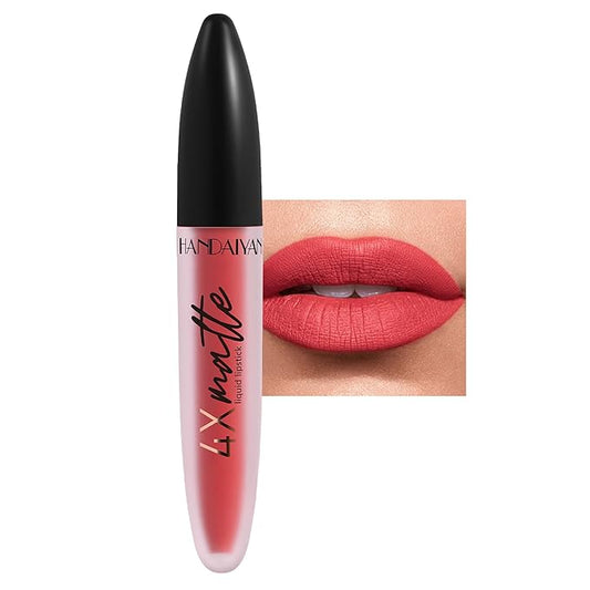 4X Matte Lipstick for Women, Waterproof Liquid Makeup Lipgloss