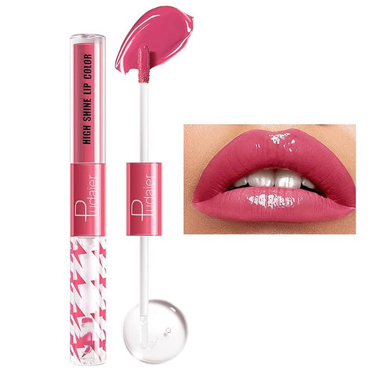 Liquid Lipstick with Clear Lip Gloss, Liquid Lip Gloss,