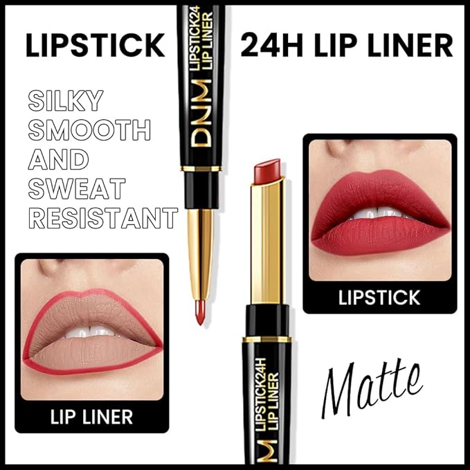 evpct 3Pcs Mauve Plum Red Purple Matte Lip